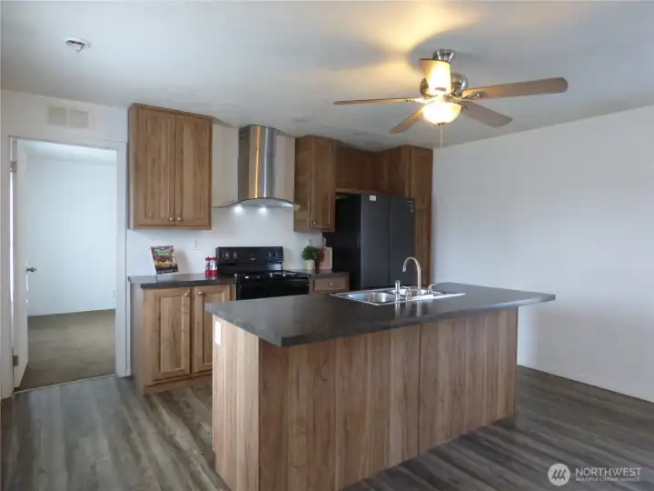 Kitchen with Eat-In Island