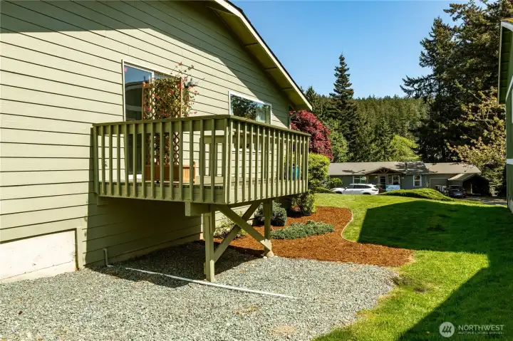More Deck..  Yard is very clean and lush