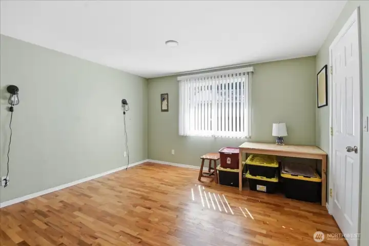 Main floor second Primary Bedroom option connected to full bath.