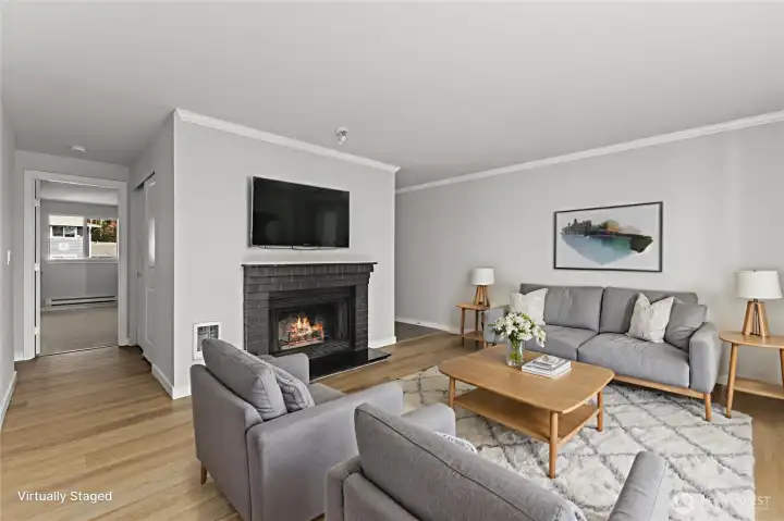 873 SF of living space, New LVP floorng