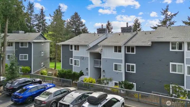 2 assigned parking, 1 covered