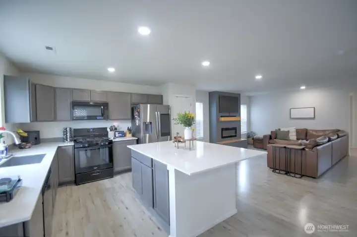 Bright kitchen with ample counterspace Bright kitchen with ample counterspace