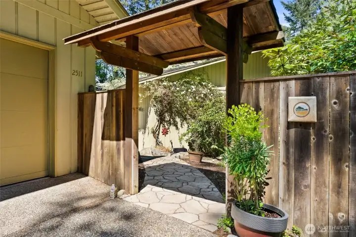 Walkway to your new home.