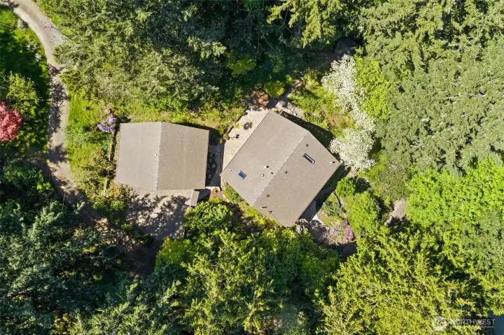 Tucked away on a very private and peaceful .55 Acre lot, yet just mins to downtown and west Olympia.