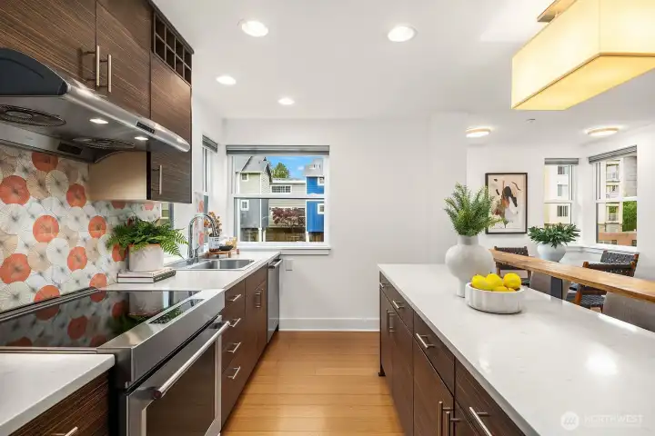 A kitchen fit for a chef or a crowd.