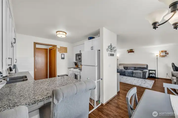 Unit #15332. Breakfast bar in kitchen.