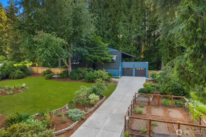 private .92 acre lot