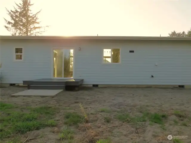BACK VIEW OF THE HOME!