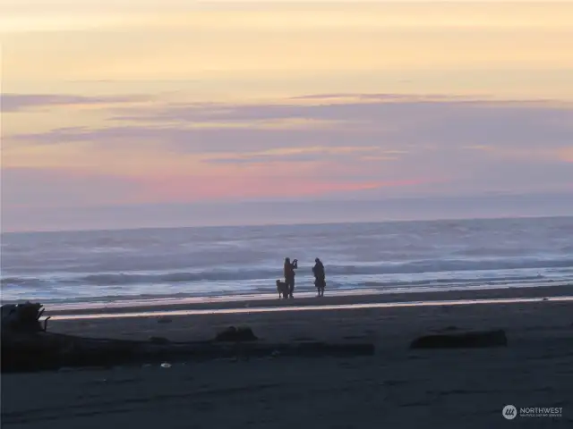 OR, HAVE A ROMANTIC EVENING ON THE BEACH WATHCING THE SUN SET!