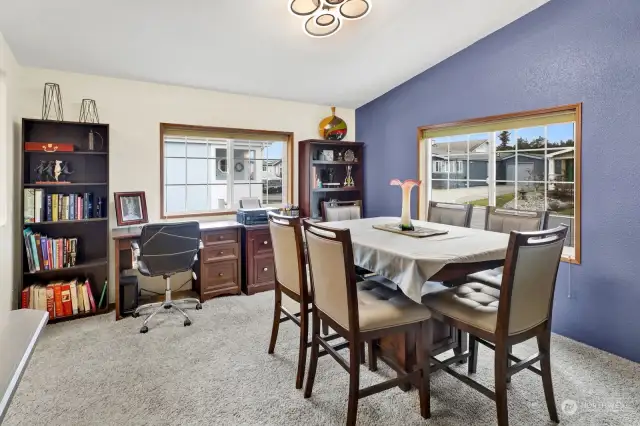 Dining room area.