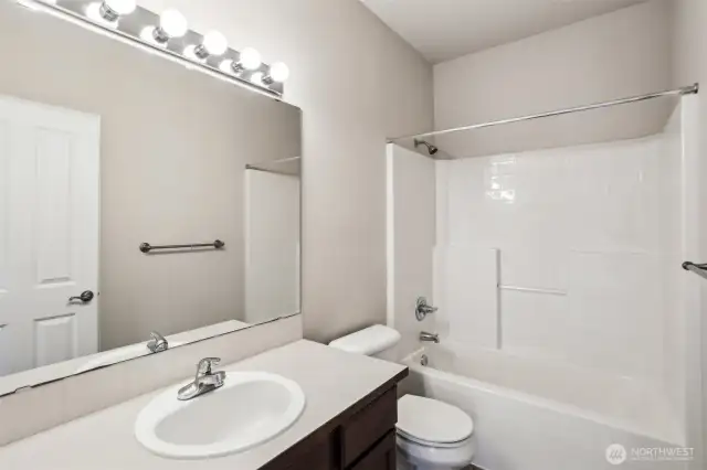 Full Bath on the upper level