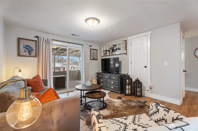 Upstairs living space