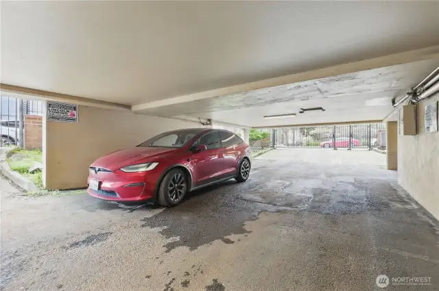 Best parking space, direct in/out with no trans or cars parked adjacent.