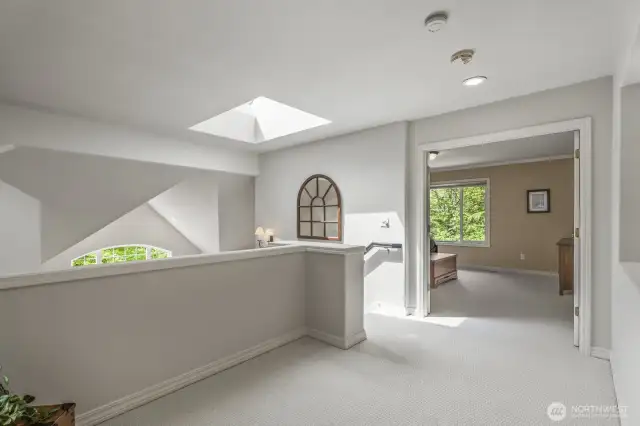 Upstairs are the 4 bedrooms