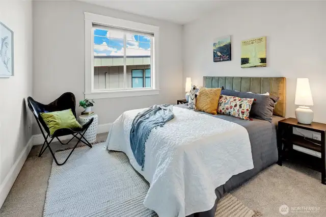 Third bedroom on the upper level.