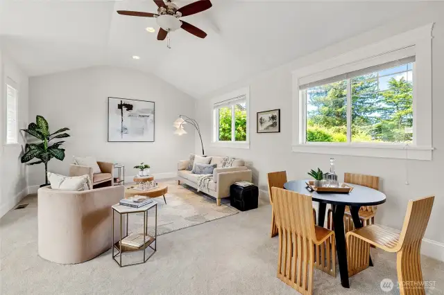 Flex space- make it what you want!  Family room, office, kids' play space or ?