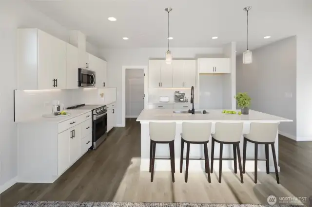 Virtually Staged. Pictures are of Whidbey Plan. Colors and finishes may vary. See Site Agent for details.