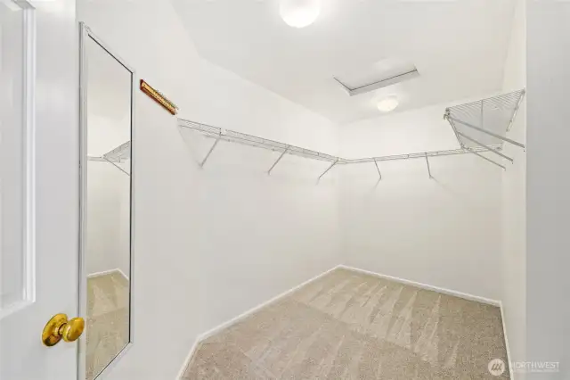 Primary walk-in closest