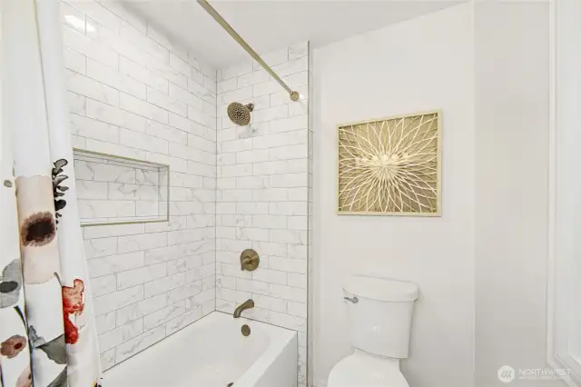 Upstairs hall bath