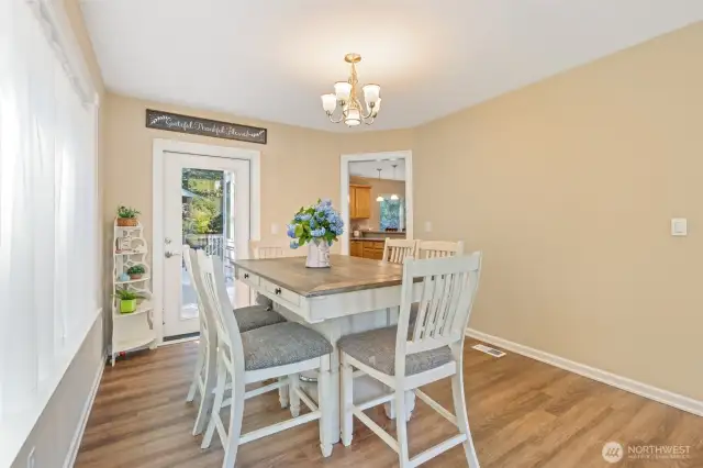 Main level dining room