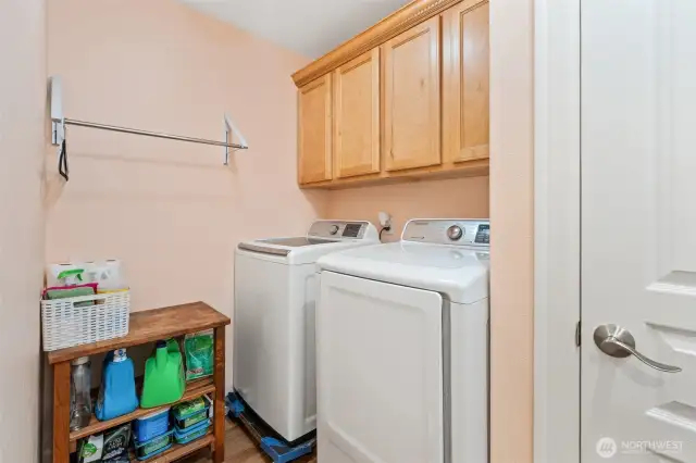 Main level utility room