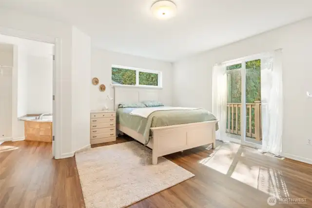 Upper level primary bedroom