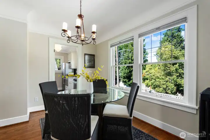 Loads of natural light in each unit.