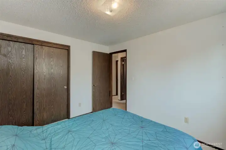 2nd bedroom on main floor with large closet.