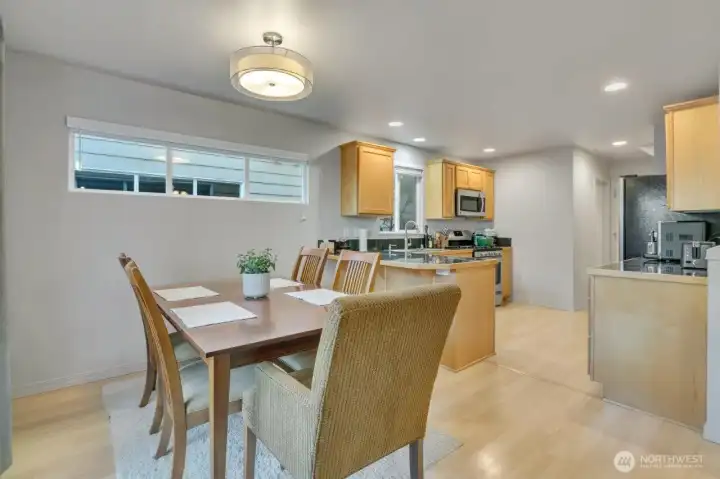 Kitchen and Eating Area