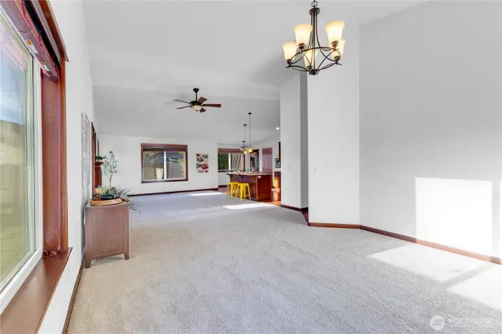 Shot from Dining into living area