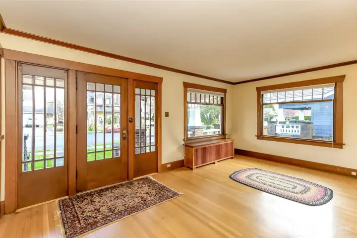 Entry and Living room