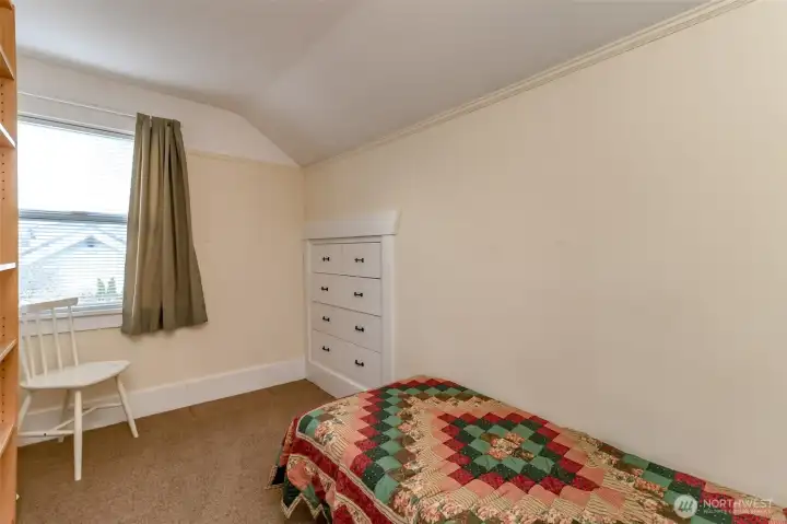 Bedroom #1 with rebuilt soft close built in dresser drawers