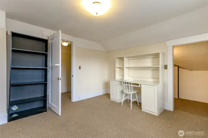 Bedroom #2 Large enough for two twin beds or a king bed.