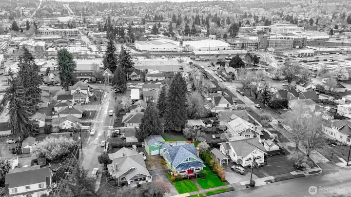 Sounder Station in background