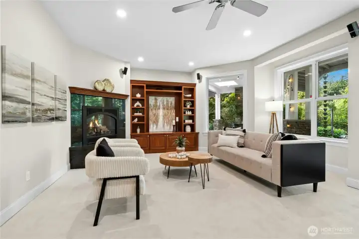 Family room is the heart of the home connecting everyone together. Family room is the heart of the home connecting everyone together.