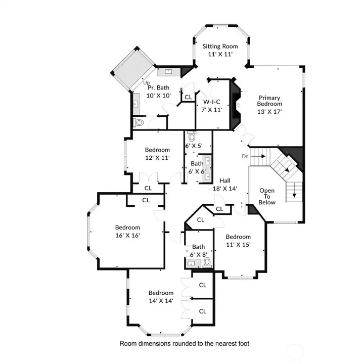 Second Floor Floorplan Second Floor Floorplan