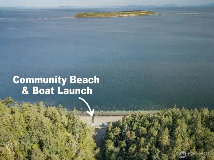 Beach access, boat ramp, and scenic water views just moments from the property