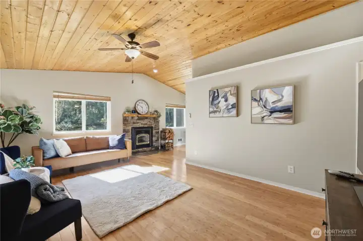 Spacious living area with open layout and comfortable seating space