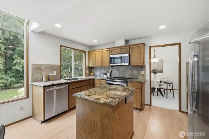 You will really appreciate this home's ideal East/West exposure.  Beautiful natural light throughout the day!