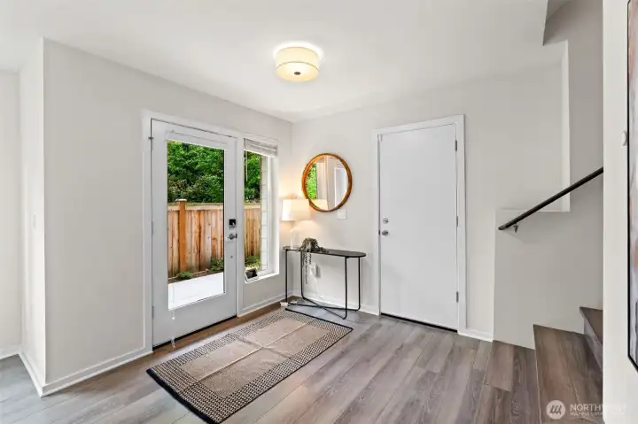 Entry Landing w/ Garage Access