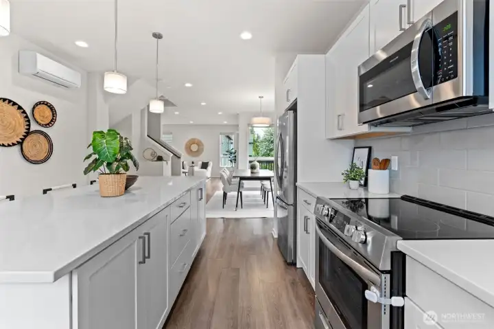 Sleek w/Slab Counters