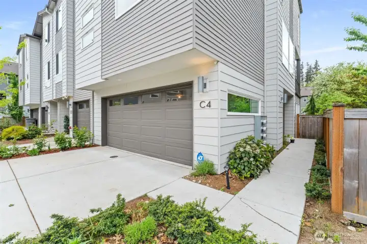 2 Car Garage & Private Entry