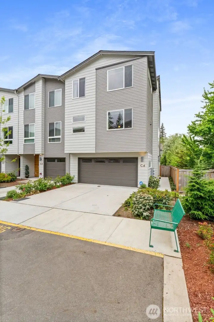 End Unit with Balcony and Lower Level Patio