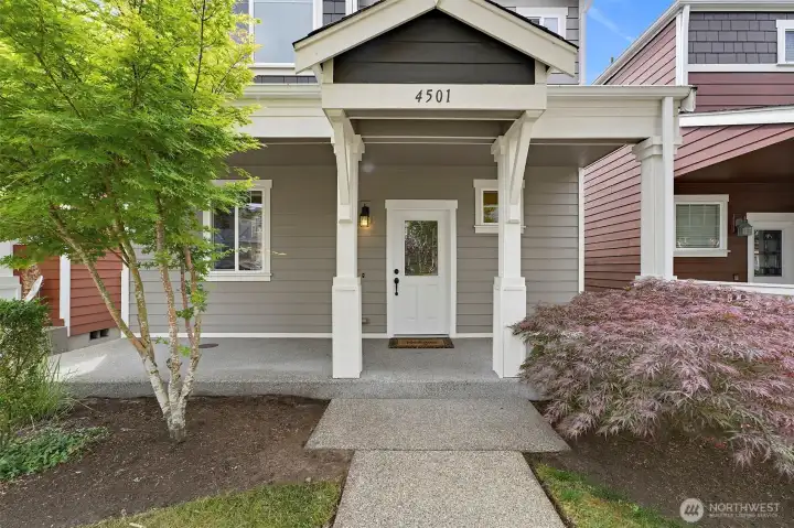 Front covered porch