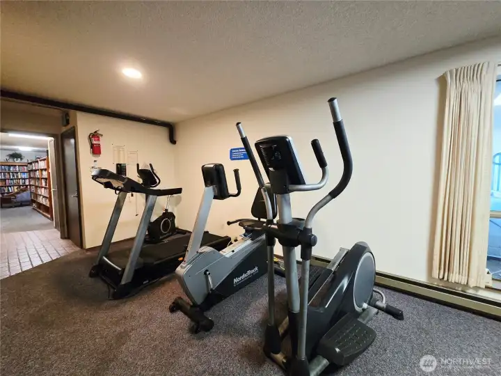 Exercise equipment provides easy fitness access without having to store large equipment in your own home
