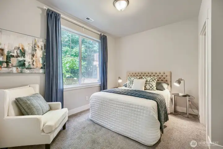 Basement bedroom