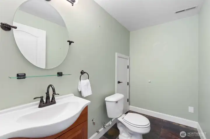 downstairs half bath