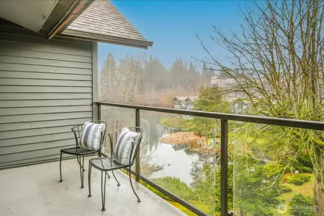 Spacious Deck with Great Lake & Lovely Grounds Views!