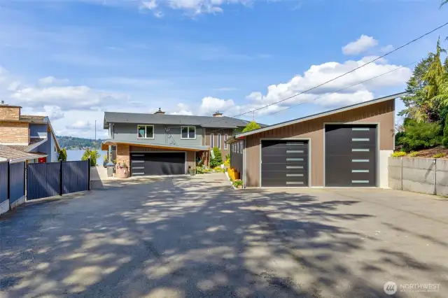 Huge garage with shop for all your toys!