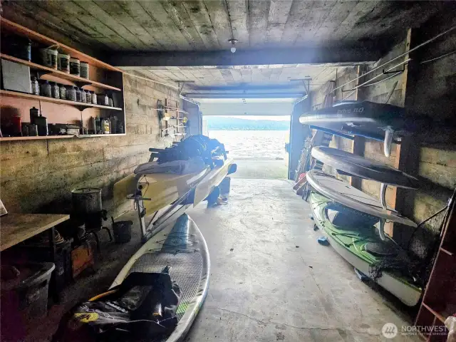 Boat house basement